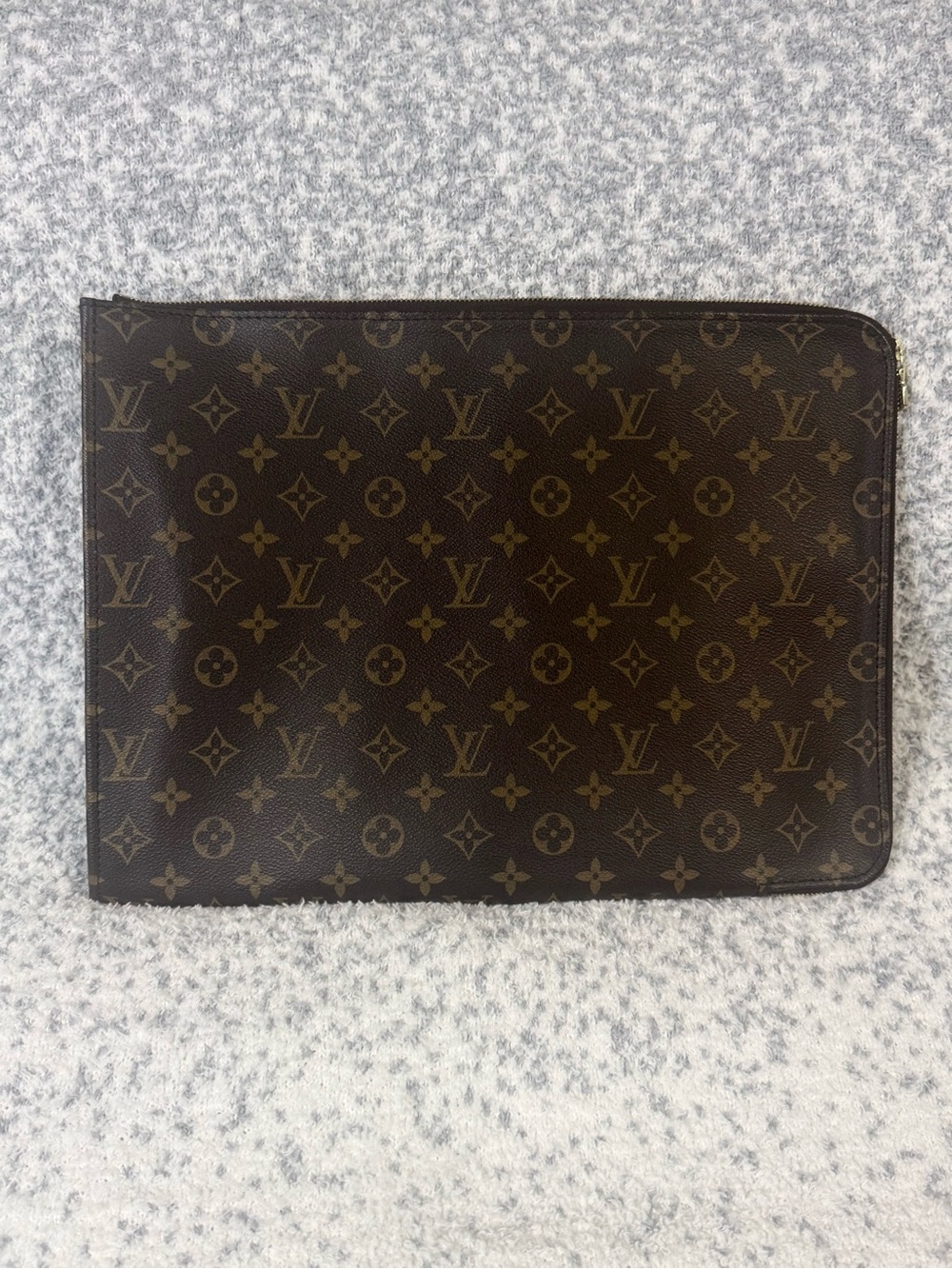 Louis Vuitton Monogram Canvas Document Pouch - Brown - Picture 1 of 10